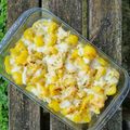 Gratin de chou-fleur et mozzarella