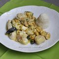 Blanquette de moules et poissons ***