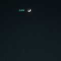 Conjonction Vénus-Lune-Jupiter du 26 mars 2012