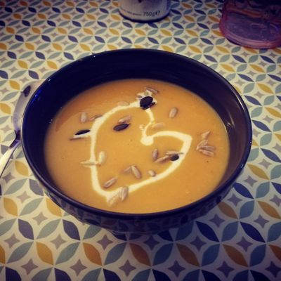 *** Crème de courge butternut à la Thaï ***