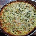 Tarte chèvre/courgettes