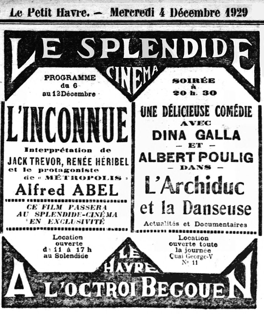 Le Havre Cinéma Gaumont Pathé Lecesne reconstruction Perret star Apollo Grillon Alhambra, Sirius Vox Rex Scala Royal Rio Réau Paris Sainte Adresse Lido  Normandy bombardement 1944