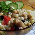 Une autre salade de pois chiche car il fait chaud....et j'ai pas envie de cuisiner