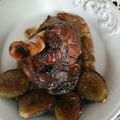 Souris d'agneau rôtie à la moutarde d'Esplette et ses figues