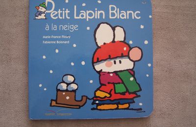 Petit lapin blanc à la neige, Livre en carton, Gautier Languereau 2007