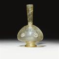 A Mamluk Enamelled Glass Flask, Egypt or Syria, Mid-14th Century