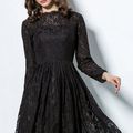 Robe de cocktail noire,elle crée l'élégance 