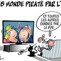 TV5 Monde piraté par L'EI - par Dilem - 15 avril 2015