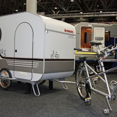 Une caravane pour vélo, une vraie !