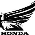 Point de croix : logo Honda