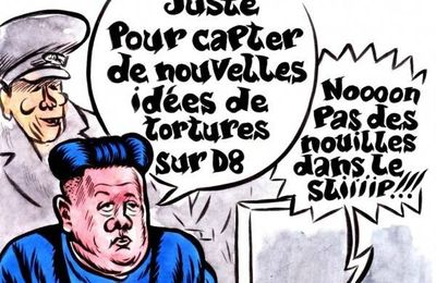 La Corée du Nord envoie... - par Foolz - Charlie Hebdo site - 8 février 2016