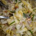 Endives (chicons) et noix en salade