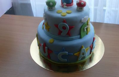 Un Gâteau Mario Bros pour Lucas!