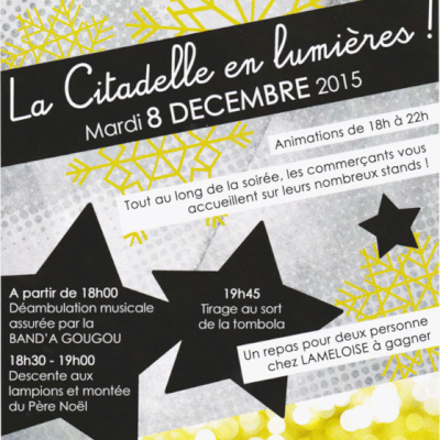 La Citadelle en Lumieres - Mardi 8 Decembre 2015 a Chalon-sur-Saone