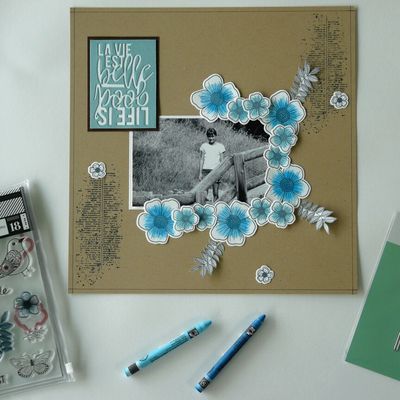 Page "La vie est belle" pour Variations Créatives