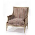 Marquise en bois laqué gris. Estampille de François Claude Menant. Epoque Louis XVI