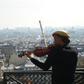Violonnniste à Montmartre