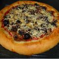 Pain Pizza aux légumes et Champignons ( Boulange)