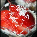 P'tites verrines fraises et chantilly au mascarpone