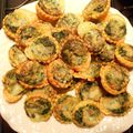 Mini quiches apéritives Saumon épinard