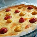 TARTE A LA BRANDADE DE MORUE ET AUX TOMATES