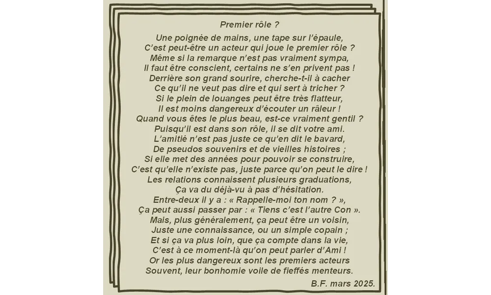 Premier rôle