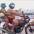 Double airbag pour moto