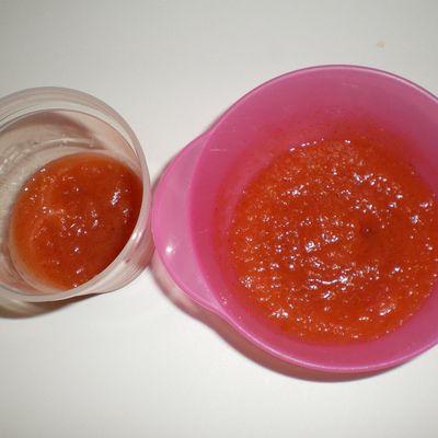 Compote pomme nectarine