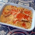 Gratin de patates douces au lait de coco et citronnelle