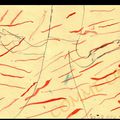 Souraya - "Drôles de chimères" (encres colorées sur Canson, crayon, découpage-assemblage des fragments) - 31mars2008