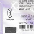 Adam Green - Vendredi 25 Octobre 2019 - Gaîté Lyrique (Paris)