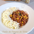 Purée de Pomme de Terre et Viande Hachée au Maïs