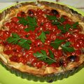 Tarte aux tomates cerises