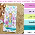 Un seul die, 6 cartes. 