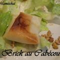 Cabécou sur lit de salade croquante 