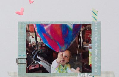 [Scrap - Album enfants] [Scrapbookit - Défi Week-End] Joie