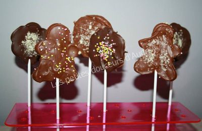 Sucettes au chocolat 