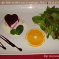 Millefeuille de betterave au fromage frais et à l'orange