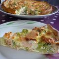 Quiche saumon brocolis 