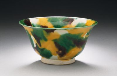 Bowl (Wan) with Polychrome Splashes, Qing dynasty, Kangxi period (1662-1772)