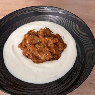 Confit d’aubergines aux épices