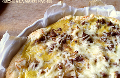 Quiche à la viande hachée