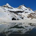 Lac d'Estaens sous la glace