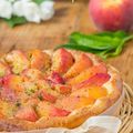 Tarte briochée aux pêches - Atelier Pêches, Nectarines et abricots de nos Régions chez 750 g