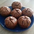 MUFFINS MOELLEUX AU CHOCOLAT