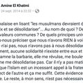 Les retournements de veste d'Amine El-Khatmi (Printemps Républicain) 