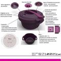 Fiche Tupperware : Micro minute 