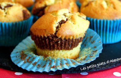 Cupcake marbré vanille/chocolat