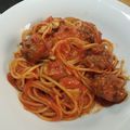 Spaghetti & polpette de boeuf