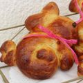 BRIOCHE EN FORME DE LAPINOU (recette pas à pas)